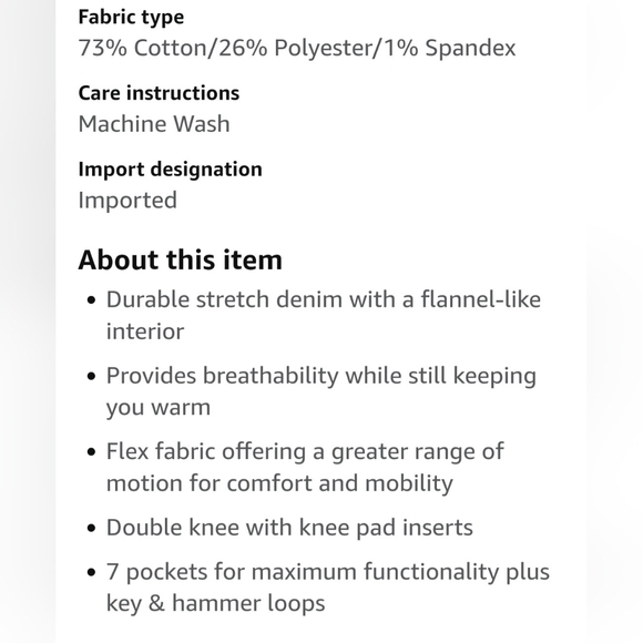 Dickies Women's XL  warming temp IQ denim bibs overall - Picture 4 of 9